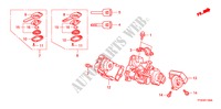 SLEUTEL CILINDER COMPONENTEN voor Honda JAZZ 1.4 ES 5 deuren 5-versnellings handgeschakelde versnellingsbak 2010
