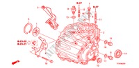 TRANSMISSIE HUIS(MT) voor Honda JAZZ 1.4 LS   TEMP TIRE 5 deuren 5-versnellings handgeschakelde versnellingsbak 2010