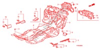 VLOERMAT voor Honda JAZZ 1.4 LSS  TEMP TIRE 5 deuren 5-versnellings handgeschakelde versnellingsbak 2010