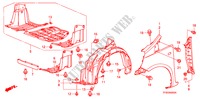 VOOR STROOMLIJNKAP voor Honda JAZZ 1.4 LSS  TEMP TIRE 5 deuren intelligente transmissie IMT 2010