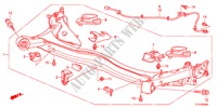 ACHTER AS voor Honda JAZZ 1.4LS 5 deuren 5-versnellings handgeschakelde versnellingsbak 2011
