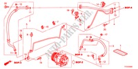 AIRCONDITIONER(SLANGEN/PIJPEN) voor Honda JAZZ 1.2SE 5 deuren 5-versnellings handgeschakelde versnellingsbak 2011
