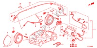 ANTENNE/LUIDSPREKER voor Honda JAZZ 1.2LSRE 5 deuren 5-versnellings handgeschakelde versnellingsbak 2011