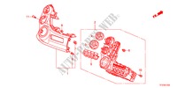 AUTO AIR CONDITIONERCONTROL(LH) voor Honda JAZZ 1.4LSS 5 deuren 5-versnellings handgeschakelde versnellingsbak 2011