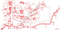 BRANDSTOF TANK voor Honda JAZZ 1.4LS 5 deuren 5-versnellings handgeschakelde versnellingsbak 2011