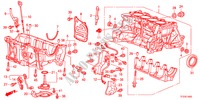 CILINDERBLOK/OLIEPAN(1.2L/1.3L/1.4L) voor Honda JAZZ 1.2LSRE 5 deuren 5-versnellings handgeschakelde versnellingsbak 2011