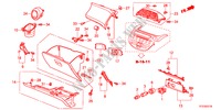 INSTRUMENTEN AFWERKING(PASSAGIERZIJKANT)(RH) voor Honda JAZZ 1.5LSPO 5 deuren 5-versnellings handgeschakelde versnellingsbak 2011