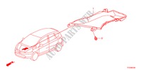 KOELING KANAAL voor Honda JAZZ 1.4LSSH 5 deuren 5-versnellings handgeschakelde versnellingsbak 2011