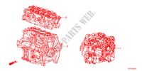 MOTOR MONTAGE/VERSNELLINGSBAKSAMENSTEL voor Honda JAZZ 1.2SE 5 deuren 5-versnellings handgeschakelde versnellingsbak 2011