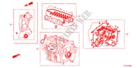 PAKKINGPAKKET voor Honda JAZZ 1.4LS 5 deuren 5-versnellings handgeschakelde versnellingsbak 2011