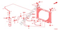 RADIATOR SLANG/RESERVETANK voor Honda JAZZ 1.4EX 5 deuren 5-versnellings handgeschakelde versnellingsbak 2011