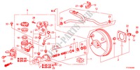 REM HOOFDCILINDER/HOOFDSPANNING(LH)(1) voor Honda JAZZ 1.4LS 5 deuren 5-versnellings handgeschakelde versnellingsbak 2011