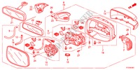 SPIEGEL(AUTOMATISCHE DRAAI) voor Honda JAZZ 1.4LSSH 5 deuren 5-versnellings handgeschakelde versnellingsbak 2011