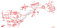 UITLAATPIJP/GELUIDDEMPER voor Honda JAZZ 1.4ESH 5 deuren intelligente transmissie IMT 2011