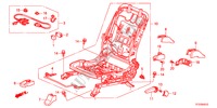 V. ZITTING COMPONENTEN(L.) voor Honda JAZZ 1.4LSS 5 deuren intelligente transmissie IMT 2011