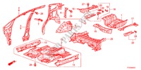 VLOER/BINNEN PANELEN voor Honda JAZZ 1.2LSRE 5 deuren 5-versnellings handgeschakelde versnellingsbak 2011