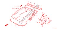 VOOR RUIT voor Honda JAZZ 1.4LS 5 deuren 5-versnellings handgeschakelde versnellingsbak 2011