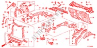 VOOR SCHOT/DASHBOARD voor Honda JAZZ 1.2LSRE 5 deuren 5-versnellings handgeschakelde versnellingsbak 2011