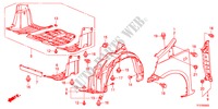 VOOR STROOMLIJNKAP voor Honda JAZZ 1.4EX 5 deuren 5-versnellings handgeschakelde versnellingsbak 2011