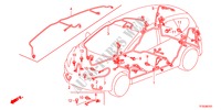 BEDRADINGSBUNDEL(1)(RH) voor Honda JAZZ 1.4EXLT 5 deuren 5-versnellings handgeschakelde versnellingsbak 2012