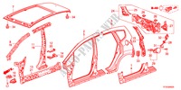 BUITEN PANELEN/ACHTER PANEEL voor Honda JAZZ 1.4ES 5 deuren 5-versnellings handgeschakelde versnellingsbak 2012
