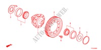 DIFFERENTIEEL(5AT) voor Honda JAZZ 1.5LX 5 deuren 5-traps automatische versnellingsbak 2012
