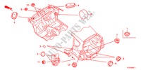 DOORVOERTULLE(ACHTER) voor Honda JAZZ 1.4S     TEMP TIRE 5 deuren CVT versnellingsbak 2012