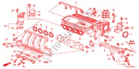 INLAAT SPRUITSTUK voor Honda JAZZ 1.4ES 5 deuren 5-versnellings handgeschakelde versnellingsbak 2012