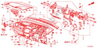 INSTRUMENTEN PANEEL(RH) voor Honda JAZZ 1.3LX 5 deuren CVT versnellingsbak 2012
