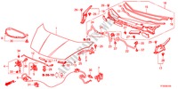 MOTORKAP(LH) voor Honda JAZZ 1.4S 5 deuren 5-versnellings handgeschakelde versnellingsbak 2012