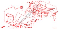 MOTORKAP(RH) voor Honda JAZZ 1.4SE 5 deuren 5-versnellings handgeschakelde versnellingsbak 2012