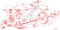 REM HOOFDCILINDER/HOOFDSPANNING(LH) voor Honda JAZZ 1.2S     TEMP TIRE 5 deuren 5-versnellings handgeschakelde versnellingsbak 2012