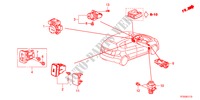SCHAKELAAR(LH) voor Honda JAZZ 1.4S     TEMP TIRE 5 deuren CVT versnellingsbak 2012