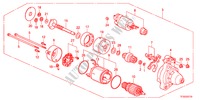 STARTMOTOR(DENSO) voor Honda JAZZ 1.4LS    TEMP TIRE 5 deuren CVT versnellingsbak 2012
