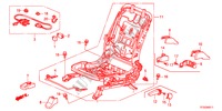 V. ZITTING COMPONENTEN(L.)(2) voor Honda JAZZ 1.4ES    TEMP TIRE 5 deuren CVT versnellingsbak 2012