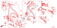 VEILIGHEIDSRIEMEN voor Honda JAZZ 1.4S     TEMP TIRE 5 deuren CVT versnellingsbak 2012