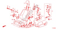 VOOR ZITTING(L.) voor Honda JAZZ 1.4S     TEMP TIRE 5 deuren CVT versnellingsbak 2012
