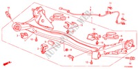 ACHTER AS voor Honda JAZZ HYBRID IMA-S 5 deuren CVT versnellingsbak 2012