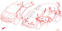 BEDRADINGSBUNDEL(1)(LH) voor Honda JAZZ HYBRID IMA-H    TEMP TIRE 5 deuren CVT versnellingsbak 2012
