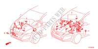 BEDRADINGSBUNDEL(3)(LH) voor Honda JAZZ HYBRID IMA-S    TEMP TIRE 5 deuren CVT versnellingsbak 2012