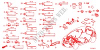 BUNDEL BAND/HOUDER(LH) voor Honda JAZZ HYBRID IMA-S 5 deuren CVT versnellingsbak 2012