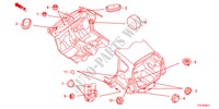 DOORVOERTULLE(ACHTER) voor Honda JAZZ HYBRID IMA-S    TEMP TIRE 5 deuren CVT versnellingsbak 2012