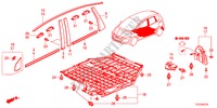 GIETWERK voor Honda JAZZ HYBRID IMA-H    TEMP TIRE 5 deuren CVT versnellingsbak 2012