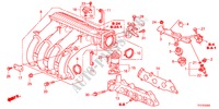 INLAAT SPRUITSTUK voor Honda JAZZ HYBRID IMA-S 5 deuren CVT versnellingsbak 2012