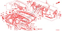 INSTRUMENTEN PANEEL(LH) voor Honda JAZZ HYBRID IMA-S    TEMP TIRE 5 deuren CVT versnellingsbak 2012