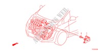 MOTOR DRAAD BUNDEL STANG voor Honda JAZZ HYBRID IMA-H 5 deuren CVT versnellingsbak 2012