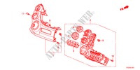 REGELAAR AUTOMATISCHE    AIRCO(LH) voor Honda JAZZ HYBRID IMA-S    TEMP TIRE 5 deuren CVT versnellingsbak 2012