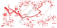 REMPIJP/SLANG(LH)(SCHIJF) voor Honda JAZZ HYBRID IMA-H    TEMP TIRE 5 deuren CVT versnellingsbak 2012