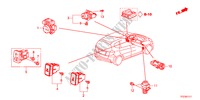 SCHAKELAAR(LH) voor Honda JAZZ HYBRID IMA-H    TEMP TIRE 5 deuren CVT versnellingsbak 2012