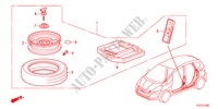 TEMPER WIEL KIT voor Honda JAZZ HYBRID IMA-H 5 deuren CVT versnellingsbak 2012